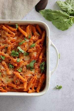 Mostaccioli con Ricotta Recipe - Blissfull Kitchen